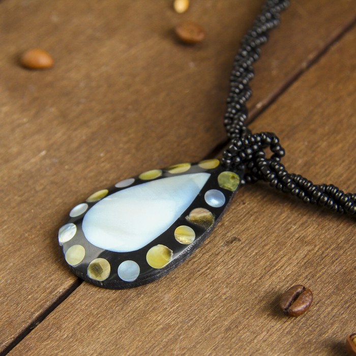 Колье "Капля счастья" 27х5х0,5 см