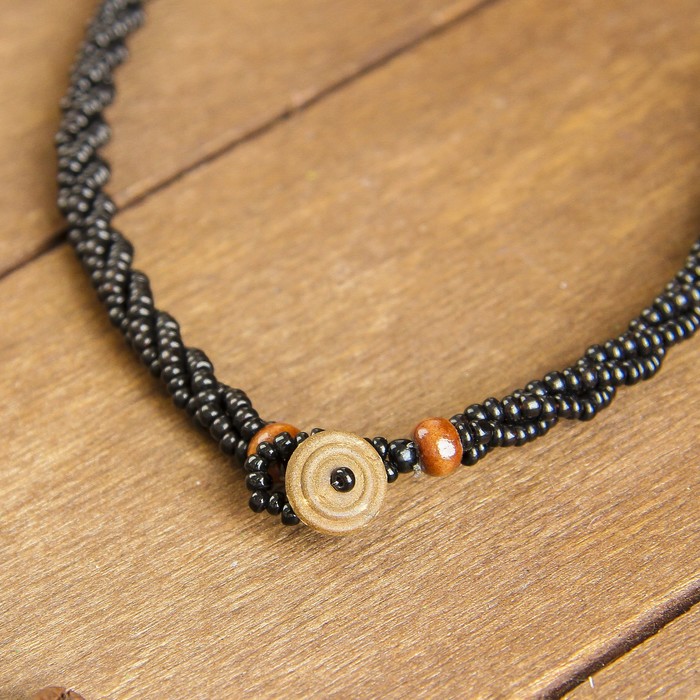 Колье "Капля счастья" 27х5х0,5 см