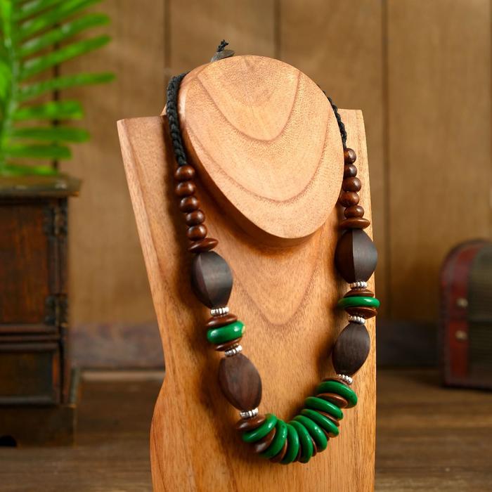 Колье "Бирюзовый амулет" 27х5х0,5 см