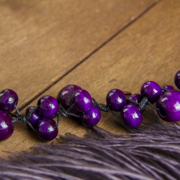 Колье "Грозди счастья" 27х5х1,5 см