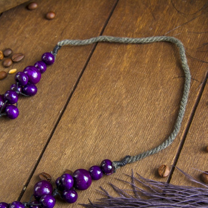 Колье "Грозди счастья" 27х5х1,5 см