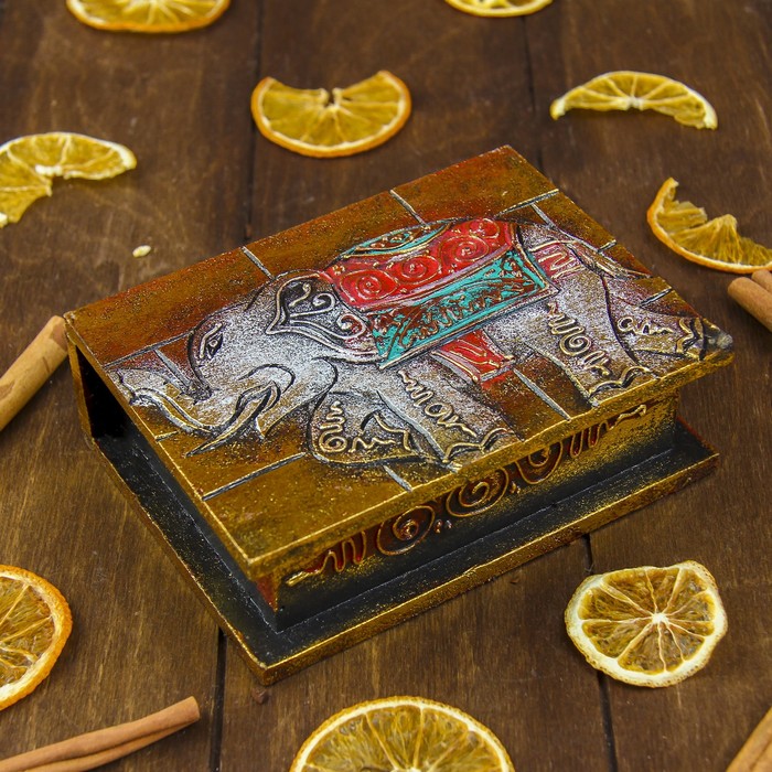 Шкатулка "Слоник" 15х11х5 см