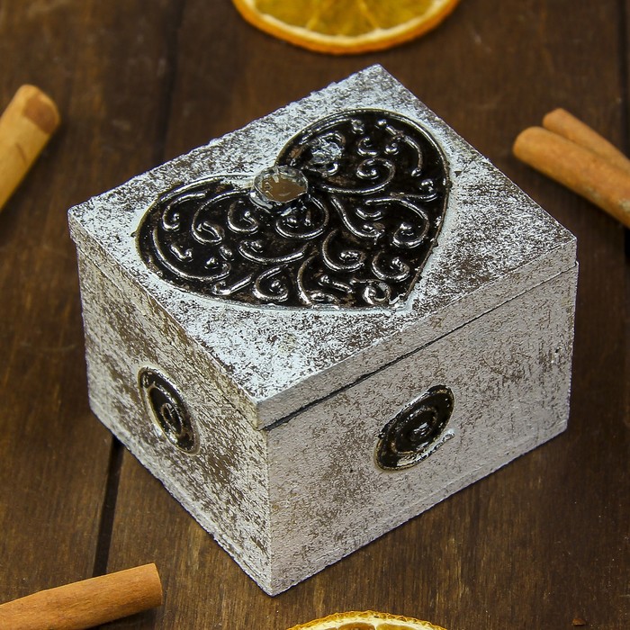 Шкатулка "Сердце" 7х6х5 см