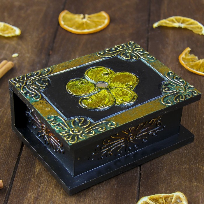 Шкатулка "Цветочек" 12х9х5 см