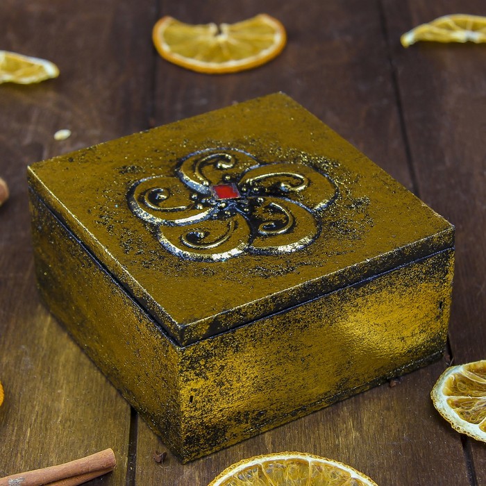 Шкатулка "Цветок" 10х10х5 см