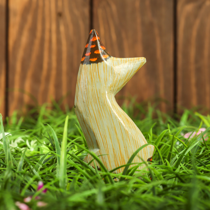 Сувенир дерево "Котёнок" светленький 6х3х18 см