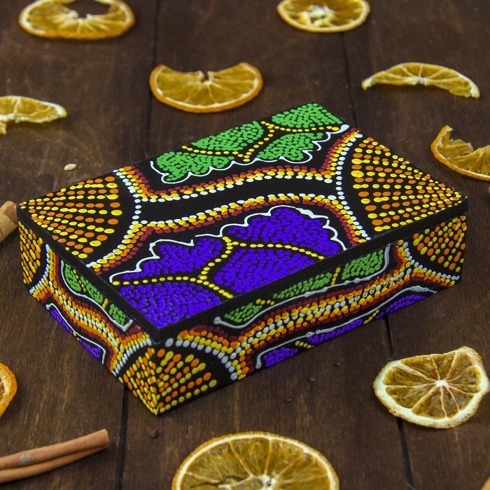 Шкатулка "Узоры" 15х10х4 см