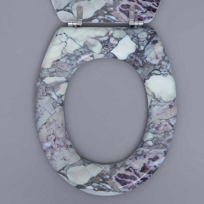 Сиденье для унитаза 45х35х5 см Гранит