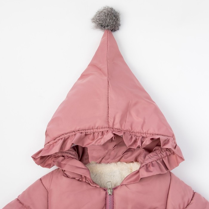 Куртка для девочки "Бабочки", рост 98-104 см, цвет розовый