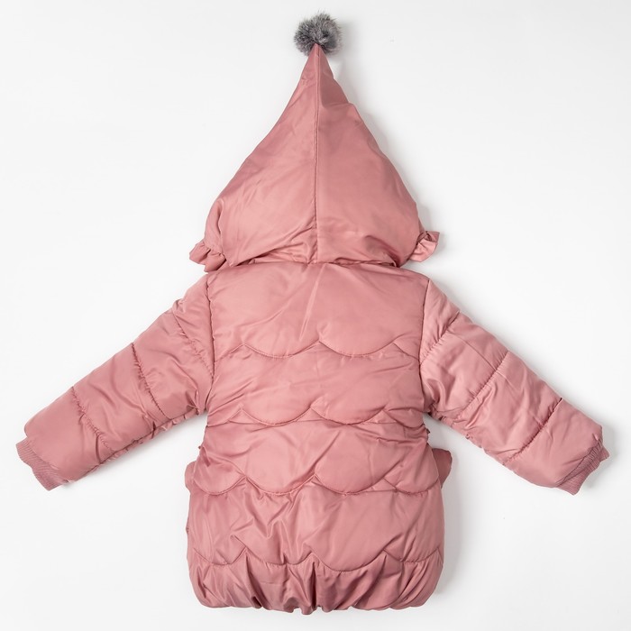 Куртка для девочки "Бабочки", рост 98-104 см, цвет розовый