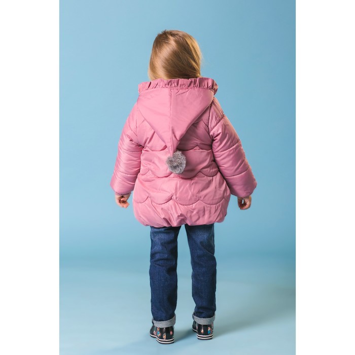 Куртка для девочки "Бабочки", рост 98-104 см, цвет розовый