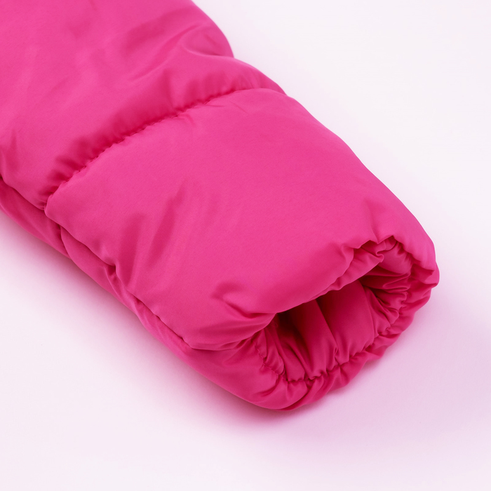 Куртка для девочки "Карманы-мышки", рост 104-110 см, цвет фуксия