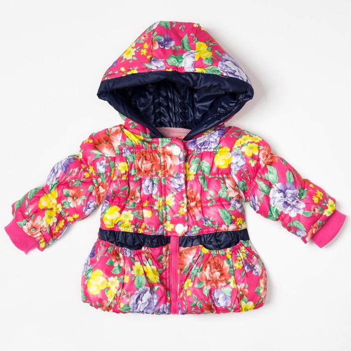 Комплект для девочки "Розовые цветы", рост 86-92 см, цвет розовый