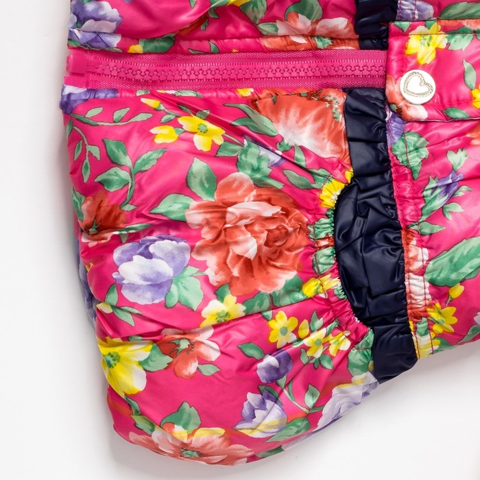 Комплект для девочки "Розовые цветы", рост 86-92 см, цвет розовый