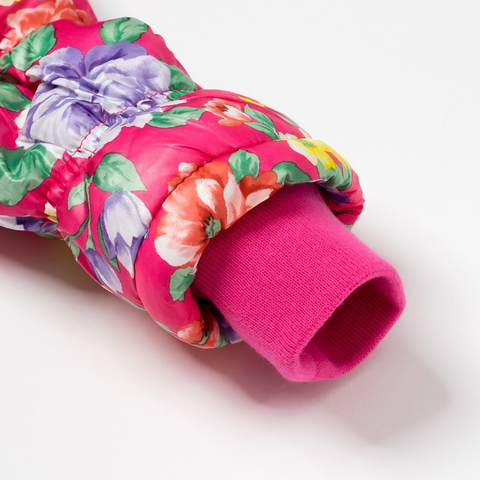 Комплект для девочки "Розовые цветы", рост 86-92 см, цвет розовый