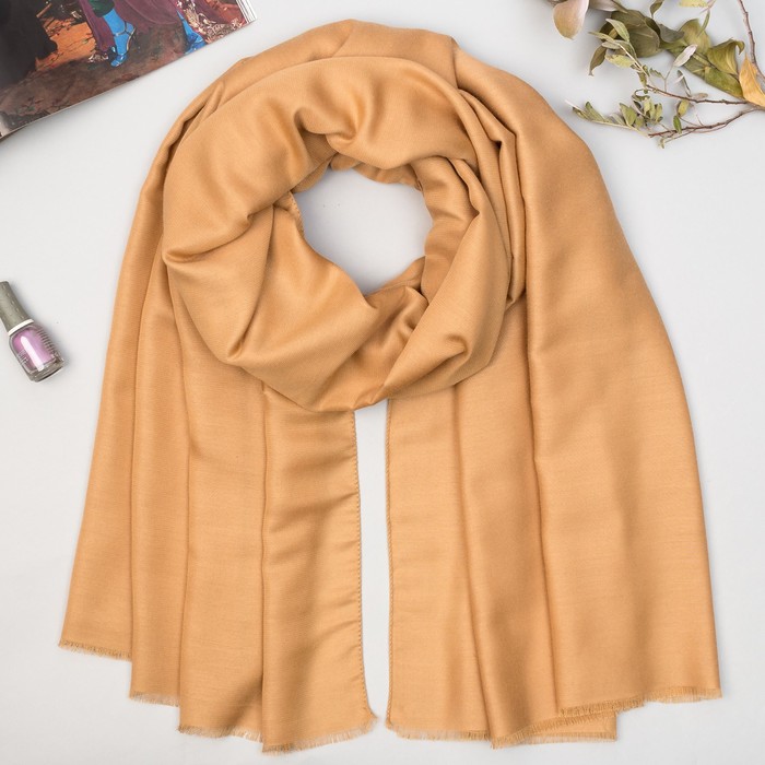 Шарф 2 1 2 241 1468 цвет золотой, р-р 70Х180