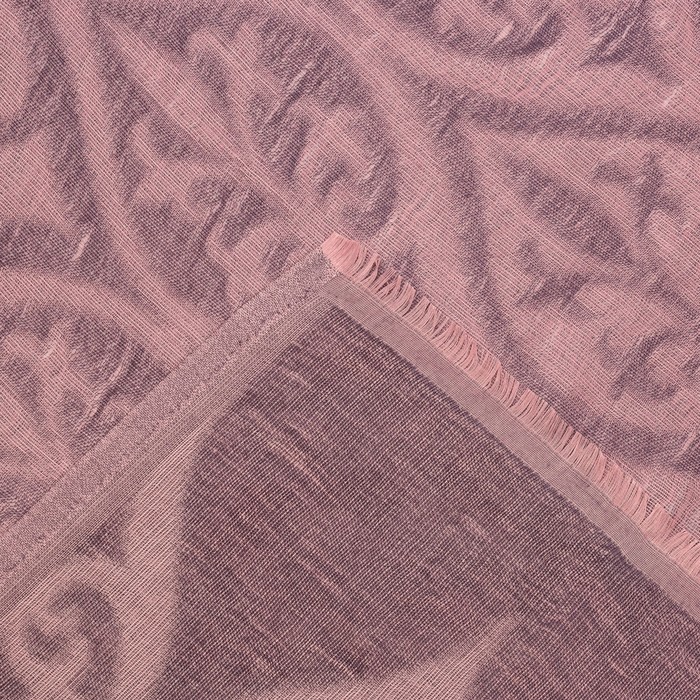 Палантин двусторонний "Винтаж" 7 22 25 307 1652 цвет фиолетовый/сиреневый, р-р 75Х170