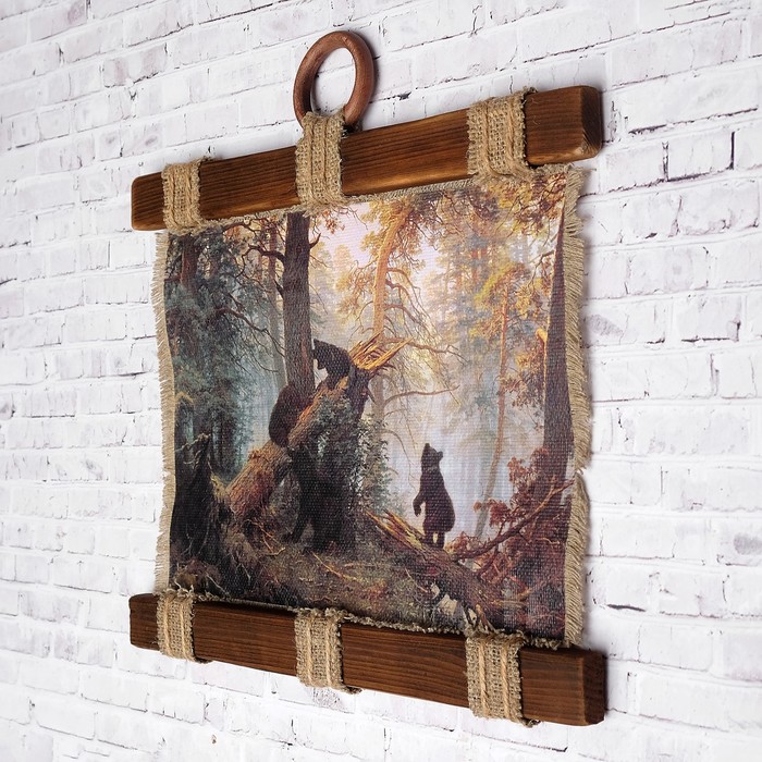 Сувенир свиток "Утро в сосновом бору"