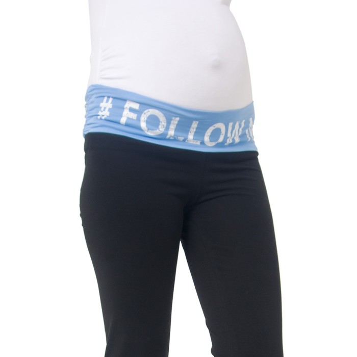 Брюки домашние для беременных цвет чёрный , р-р 46