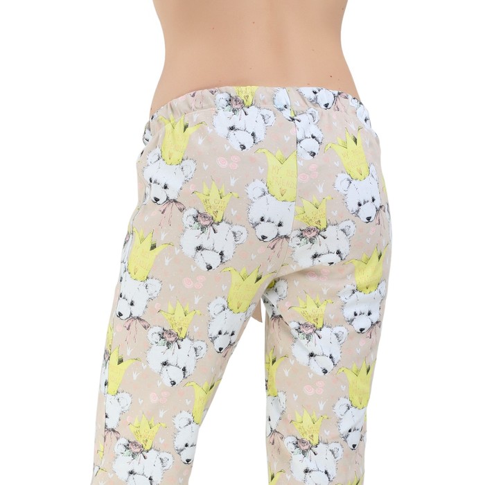 Комплект домашний Вилли для беременных и кормящих цвет бежевый, р-р 48