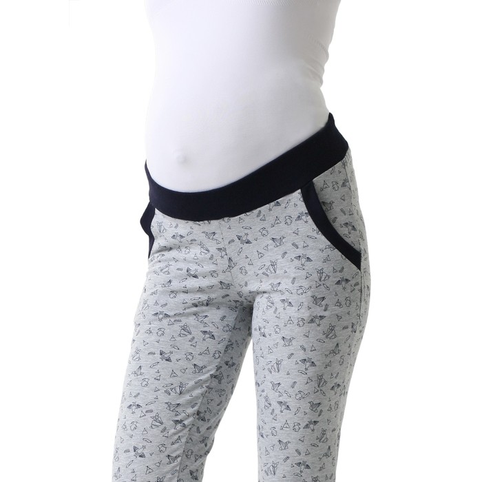 Комплект домашний для беременных цвет синий, р-р 44