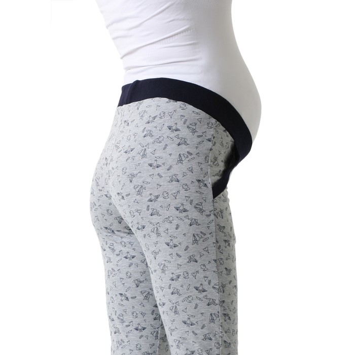 Комплект домашний для беременных цвет синий, р-р 44