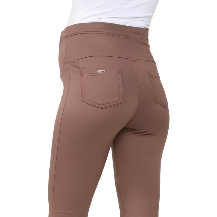 Легинсы для беременных цвет кофейный, р-р 44