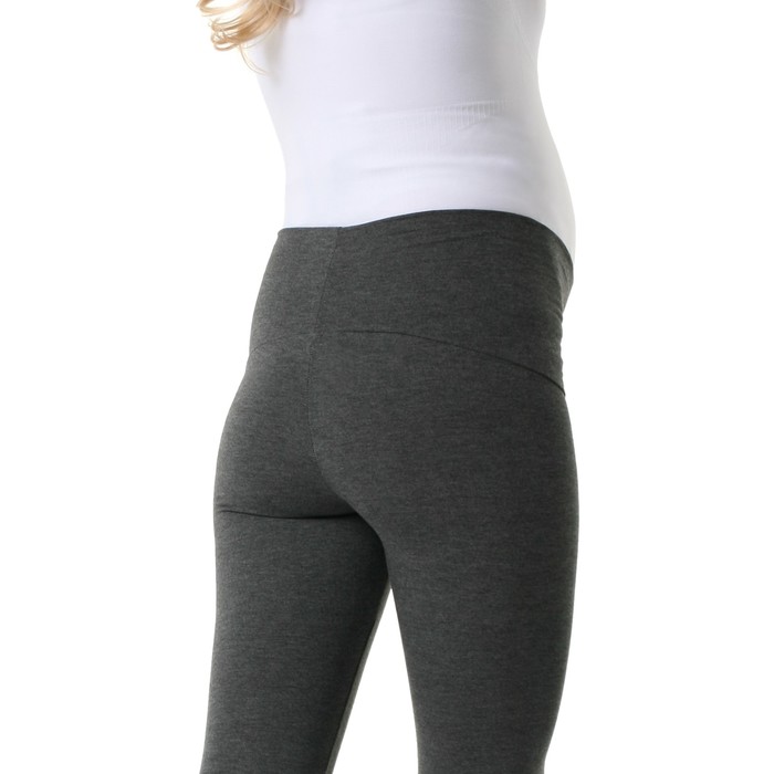 Легинсы для беременных цвет серый меланж, р-р 42