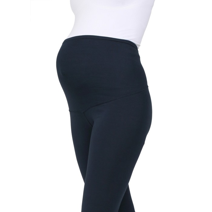 Легинсы для беременных цвет синий, р-р 50