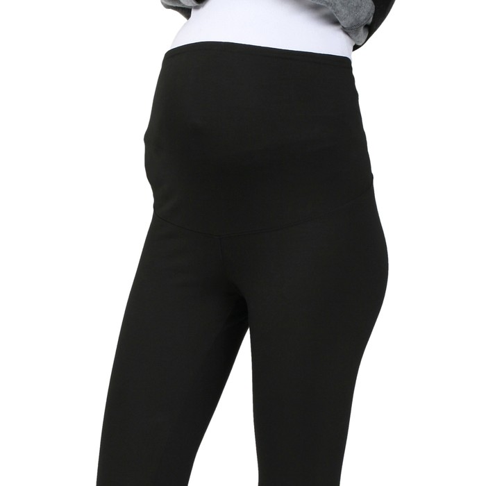 Легинсы для беременных цвет чёрный, р-р 42