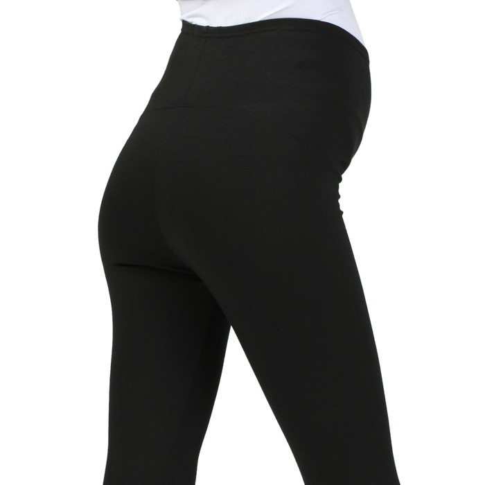 Легинсы для беременных цвет чёрный, р-р 42