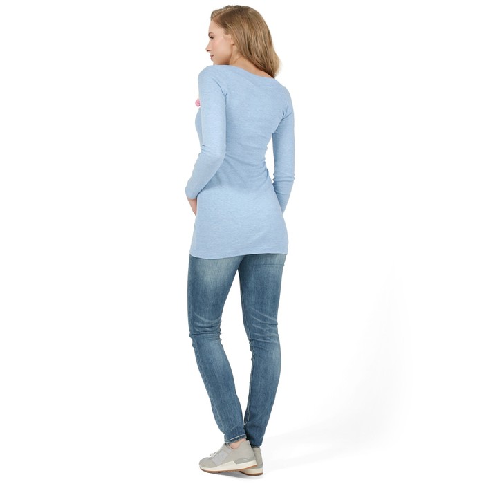 Лонгслив для беременных цвет деним, р-р 50