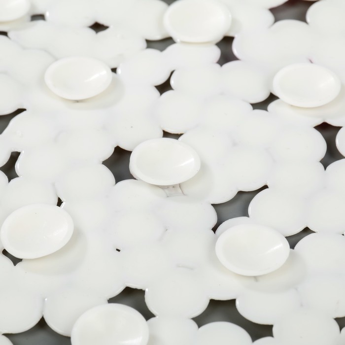 Коврик противоскользящий для ванны "Ракушки на песке", 66х36 см