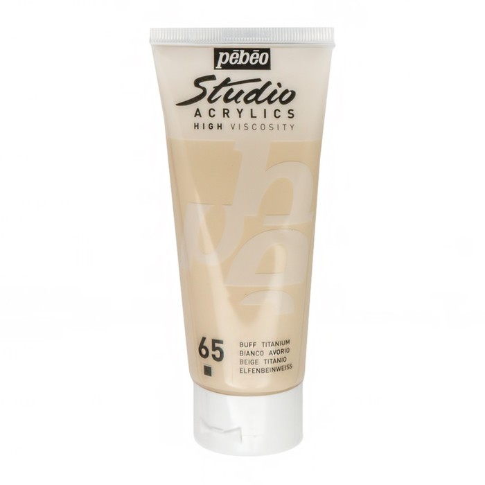 Краска акриловая худ туба 100мл Pebeo Studio 831-065 слоновая кость