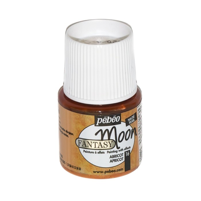 Краска по стеклу и керамике 45мл Pebeo Fantasy Moon 167016 абрикосовый