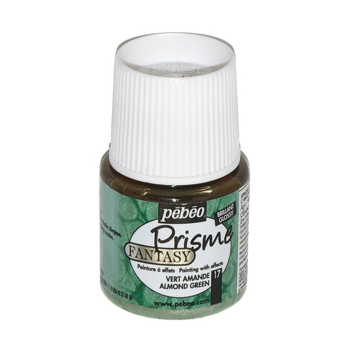 Краска по стеклу и керамике 45мл Pebeo Fantasy Moon 167017 зелен мистич