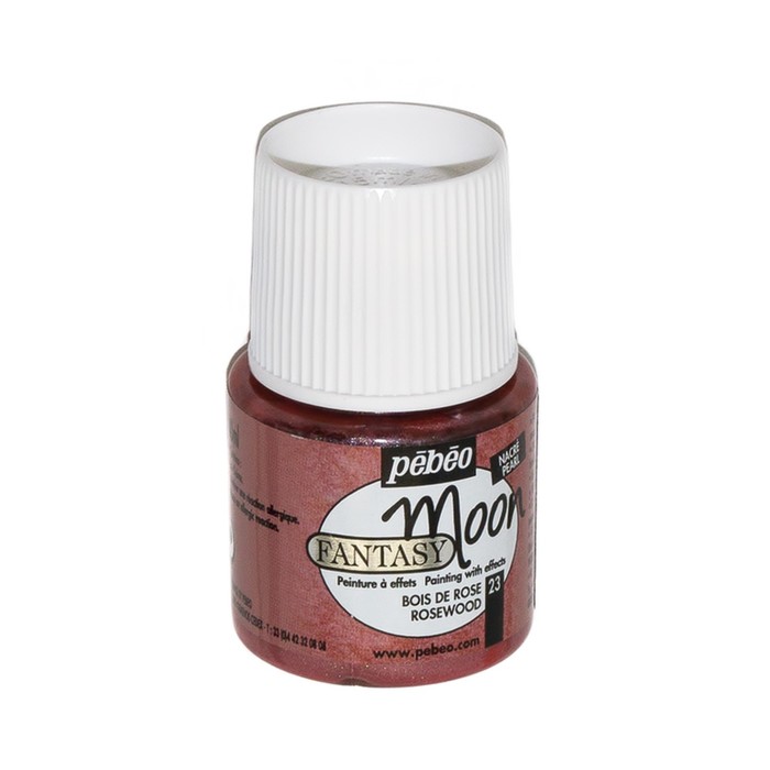 Краска по стеклу и керамике 45мл Pebeo Fantasy Moon 167023 розовое дерево