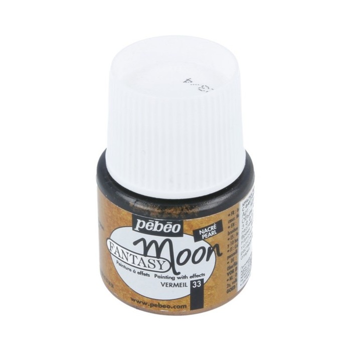 Краска по стеклу и керамике Metallic 45мл Pebeo Fantasy Moon 167033 под бронзу