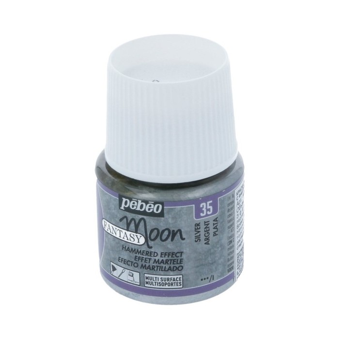 Краска по стеклу и керамике Metallic 45мл Pebeo Fantasy Moon 167035 под серебро