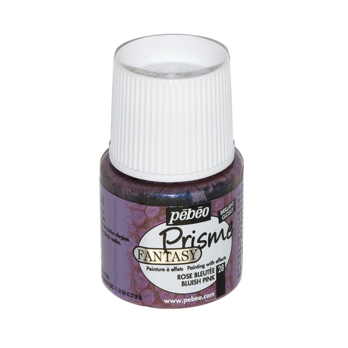 Краска по стеклу и керамике 45мл Pebeo Fantasy Prisme 166028 сине-розовый