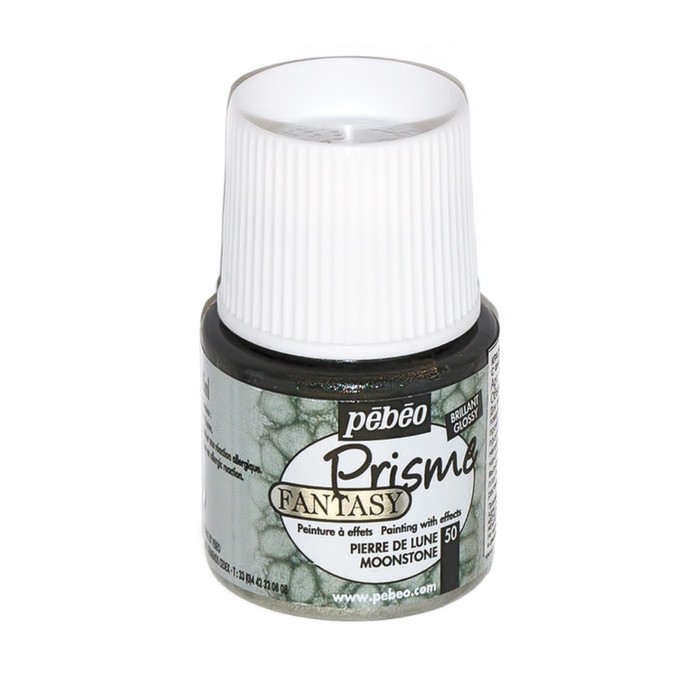 Краска по стеклу и керамике 45мл Pebeo Fantasy Prisme 166050 лунный камень