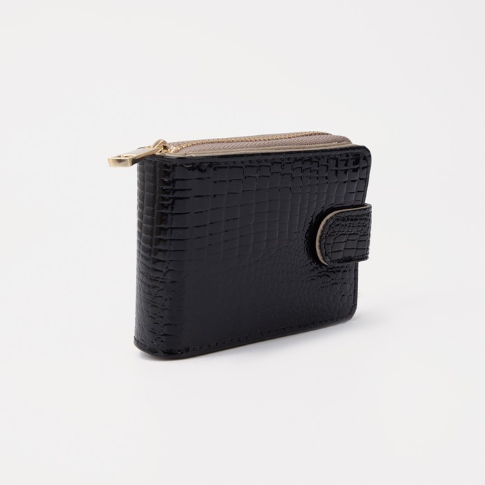 Визитница, 12 кардхолдеров, цвет чёрный