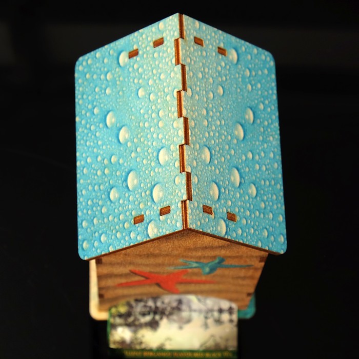 Чайный домик "Море" с УФ-печатью, 8,5х9,5х16см