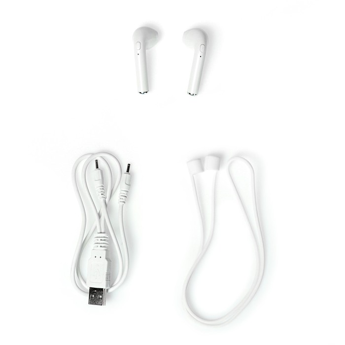Гарнитура беспроводная Intro BI800, Bluetooth 4.2, белая