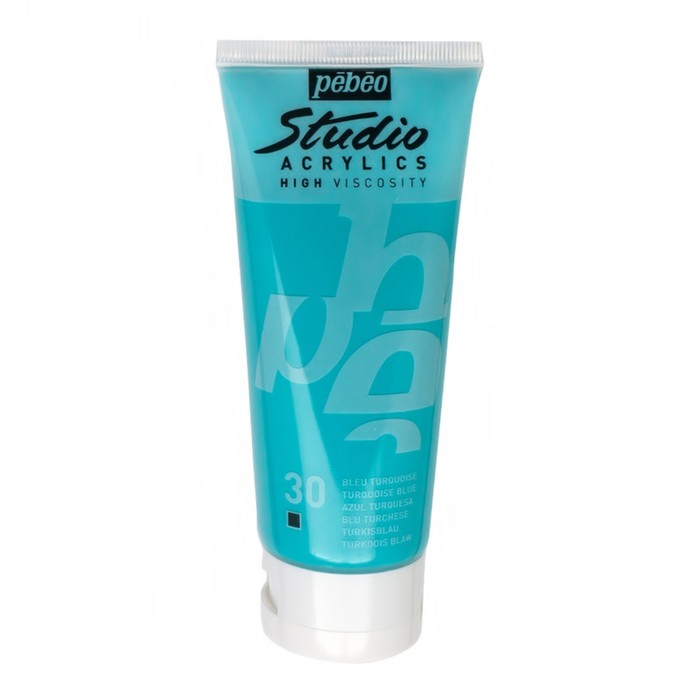 Краска акриловая худ туба 100мл Pebeo Studio 831-030 бирюзовый