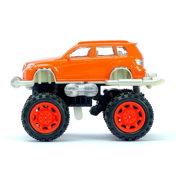 Машина металлическая "Биг-Фут", масштаб 1:32 , инерция, МИКС