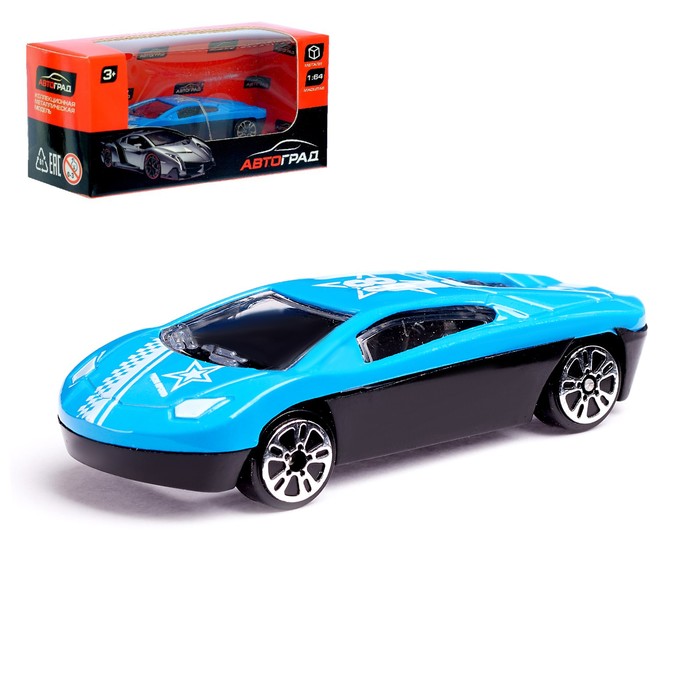 Машина металлическая "Гонка", масштаб 1:64, МИКС