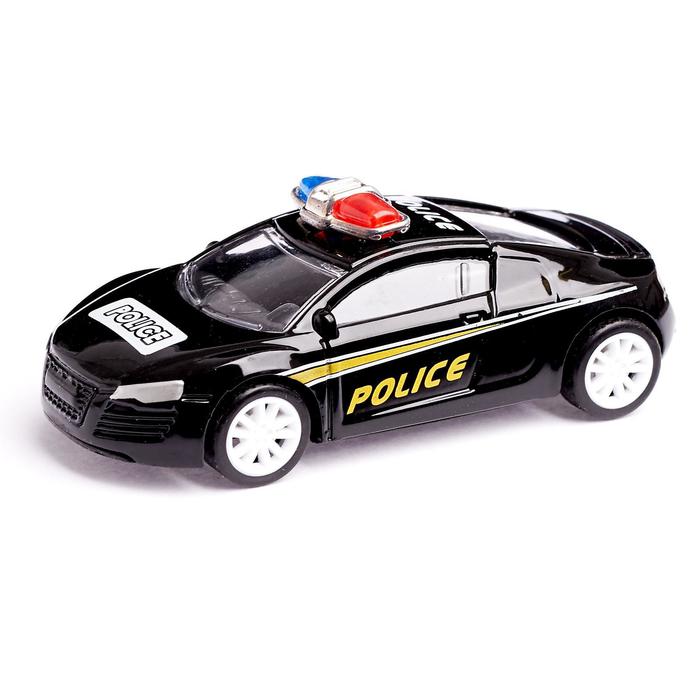 Машина металлическая "Полиция", масштаб 1:50 , инерция, МИКС