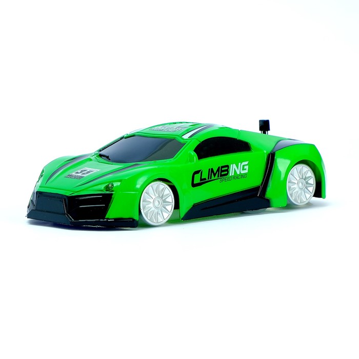 Антигравитационная машинка Wall, радиоуправление, аккумулятор, ездит по стенам, свет, МИКС