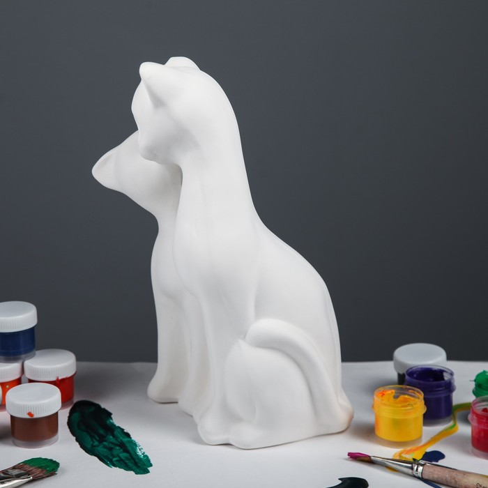 Копилка "Коты целующиеся", под роспись